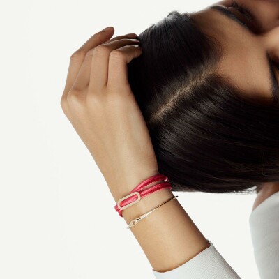 Bracelet dinh van Maillon en or jaune, rose