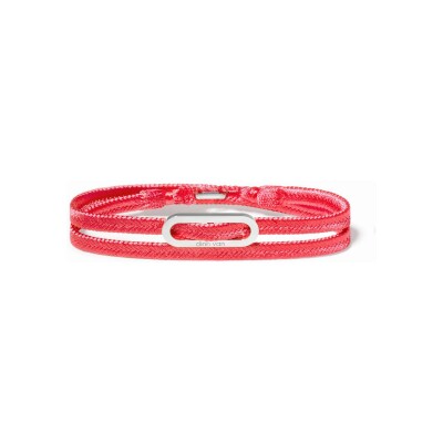 Bracelet dinh van Maillon en or blanc, rose