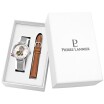 Coffret de montre Pierre Lannier Melodie et bracelet en cuir brun 371G621