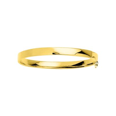 Bracelet Jonc 6mm en or jaune