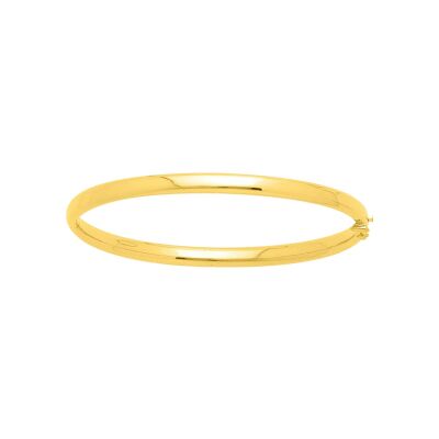 Bracelet Jonc creux en or jaune