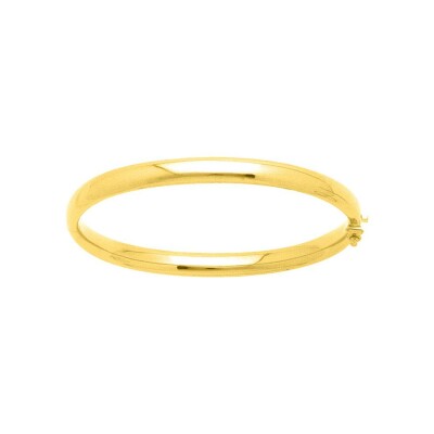 Bracelet Jonc massif en or jaune