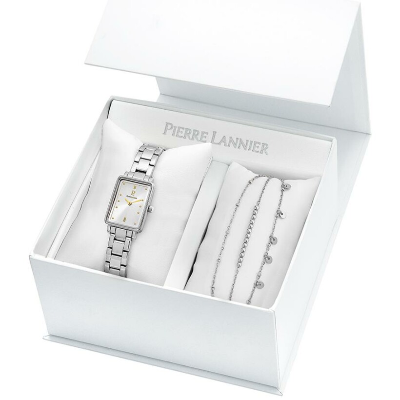 Coffret de montre Pierre Lannier Ariane et bracelet supplémentaire 373C621