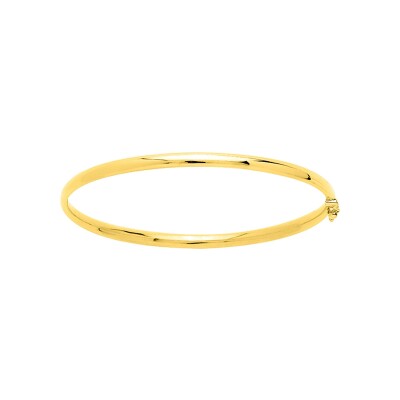 Bracelet Jonc 3mm en or jaune