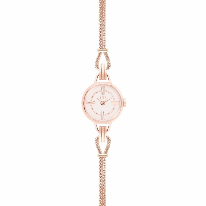 Bracelet de montre SILA en plaqué or rose