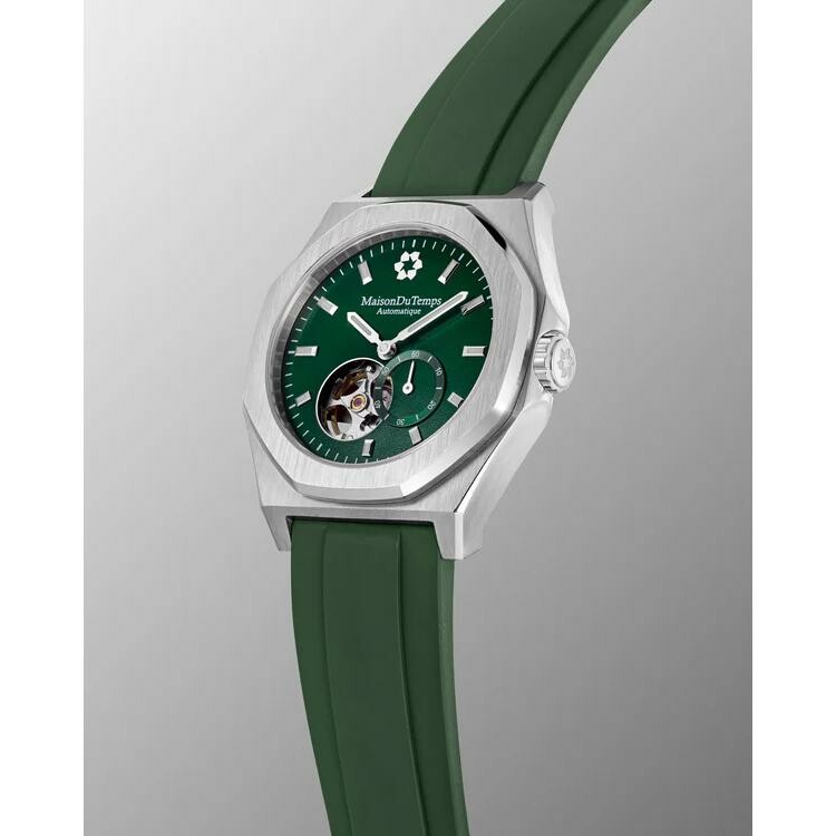 Montre Maison du Temps MTDelta Cœur Ouvert Vert