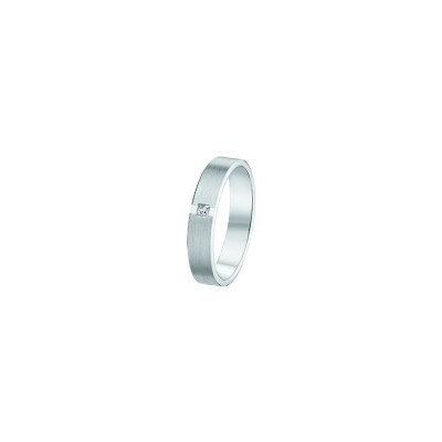 Alliance fantaisie en palladium et diamants