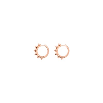 Veron Roques Friday Night hoop earrings, rose gold