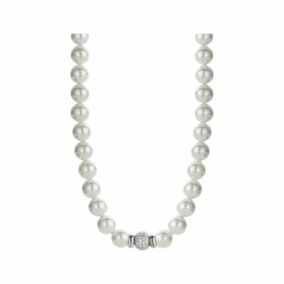 Collier Ti Sento en argent et perles Swarovski, 42cm