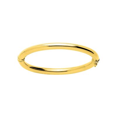 Bracelet Jonc lisse en or jaune
