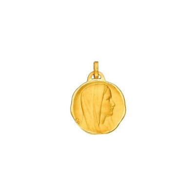 Médaille Vierge en or jaune