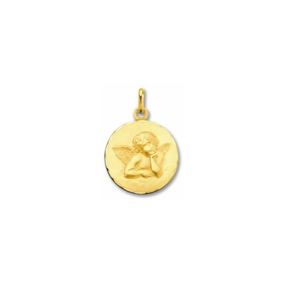 Médaille Ange Raphaël en or jaune
