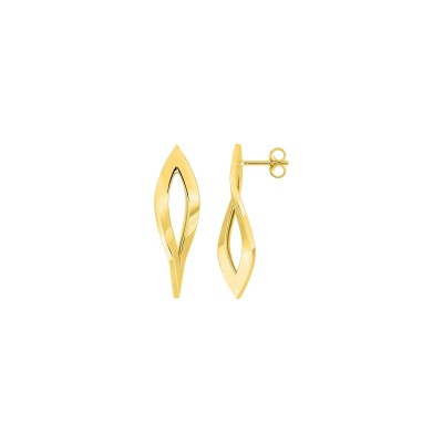 Boucles d'oreilles en or jaune
