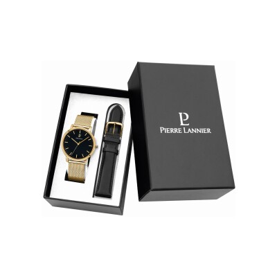 Coffret de montre Pierre Lannier Essential 388C032 et bracelet supplémentaire
