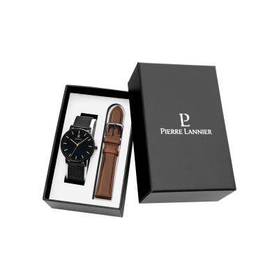 Coffret de montre Pierre Lannier Essential 388C439 et un bracelet supplémentaire