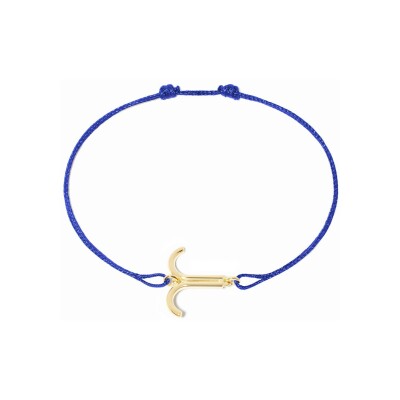 Bracelet sur cordon dinh van Les Signes Bélier en or jaune