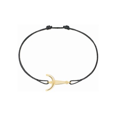 Bracelet sur cordon dinh van Les Signes Taureau en or jaune