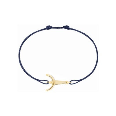 Bracelet sur cordon dinh van Les Signes Taureau en or jaune