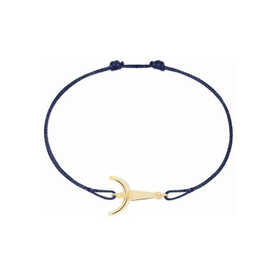 Bracelet sur cordon dinh van Les Signes Taureau en or jaune