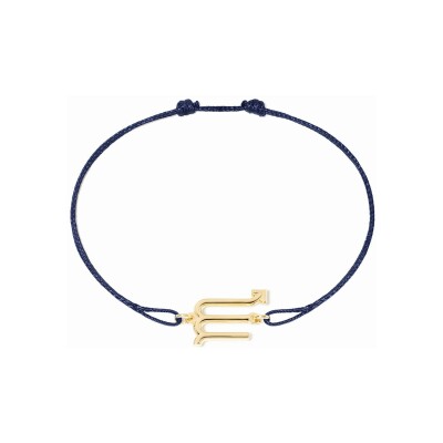 Bracelet sur cordon dinh van Les Signes Scorpion en or jaune