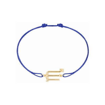 Bracelet sur cordon dinh van Les Signes Scorpion en or jaune