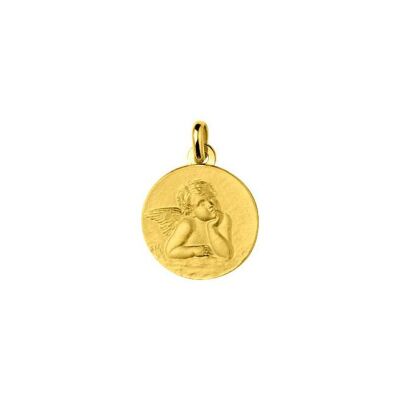 Médaille ange en or jaune