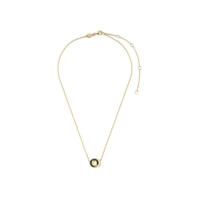 Collier Ti Sento en argent doré et oxyde de zirconium, taille 42cm