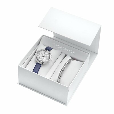 Coffret de montre Pierre Lannier Cristal 391B606 et un bracelet en cristaux swarovski