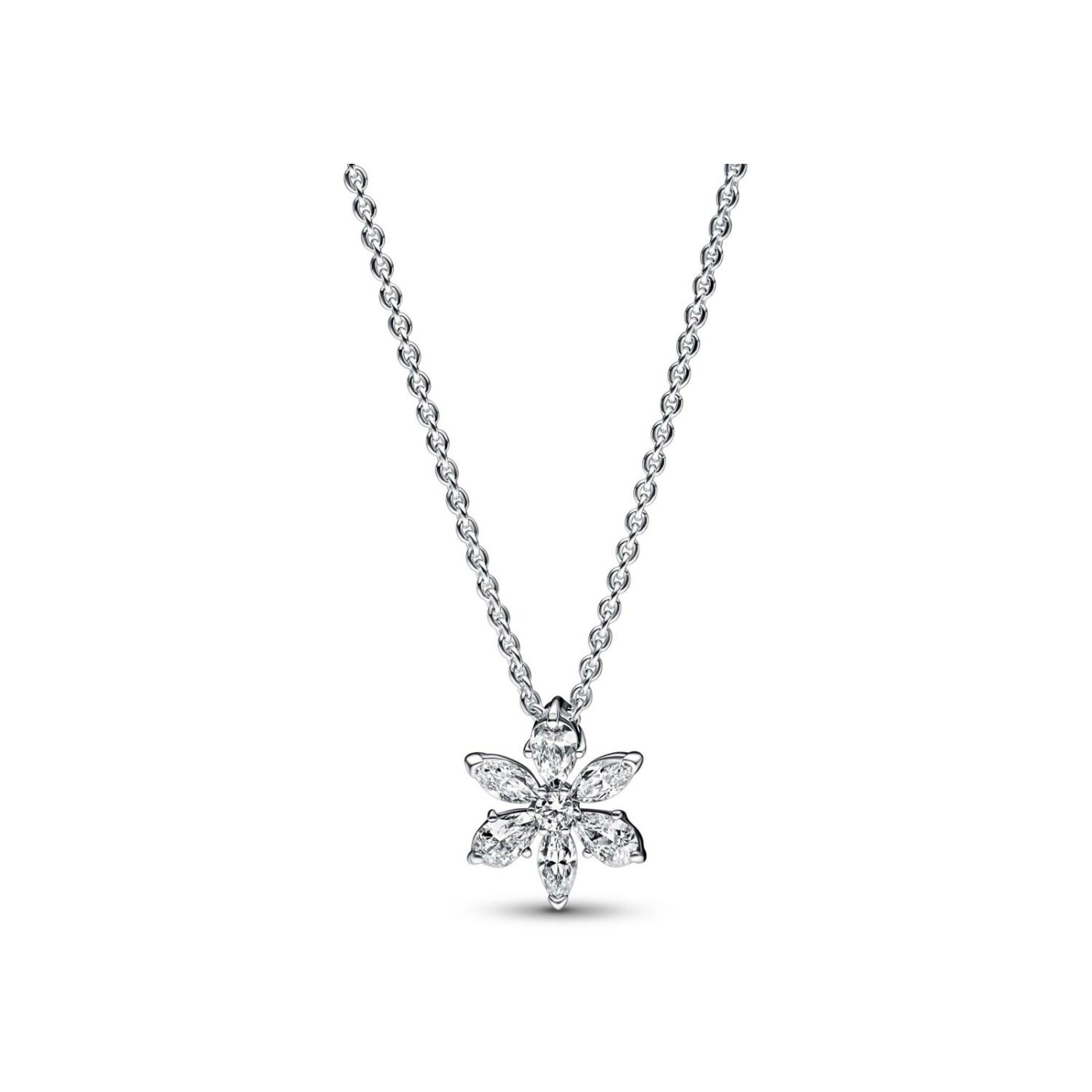 Collier Pandora Timeless Pendentif Herbier Scintillant en argent, 45cm