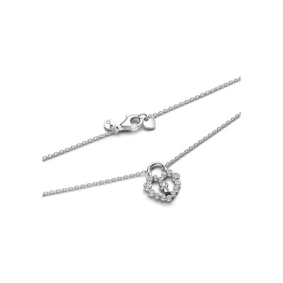 Collier Pandora Moments en argent et oxyde de zirconium, 50 cm