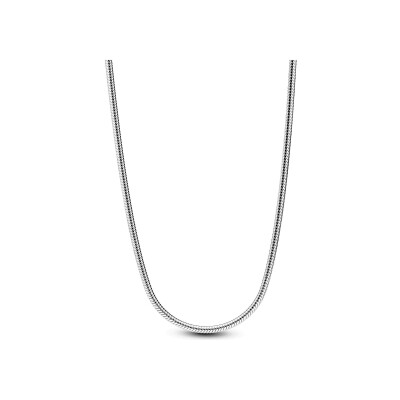 Collier Pandora Moments Maille Serpent Fine en argent, 45cm