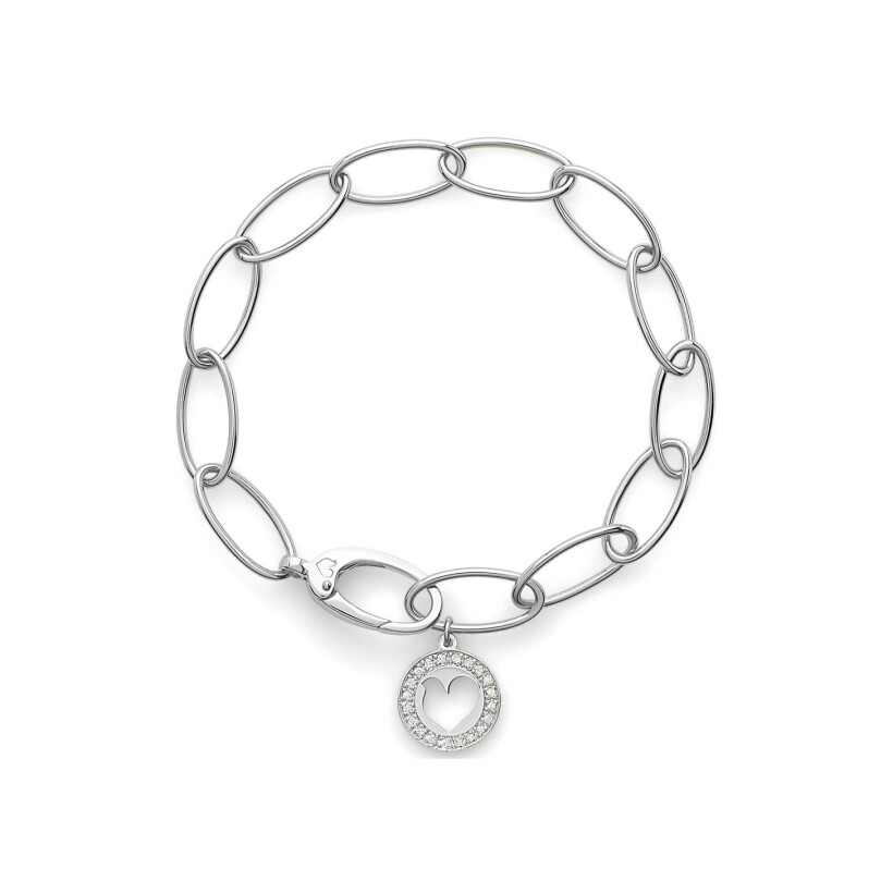 Bracelet Chantecler Accessories en or blanc et diamants