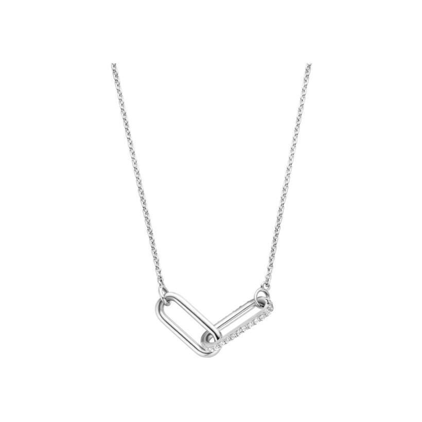 Collier Ti Sento en argent et oxydes de zirconium