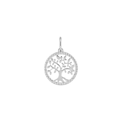 Pendentif en or blanc
