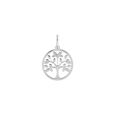 Pendentif arbre de vie en or blanc