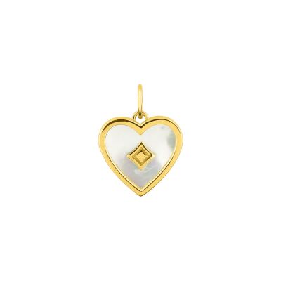 Pendentif en or jaune et nacre