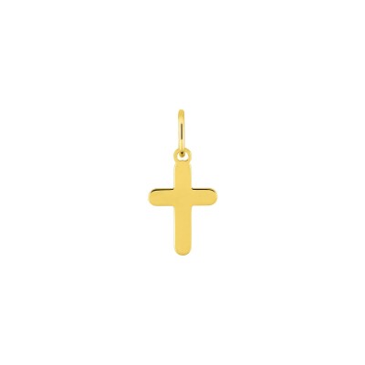 Pendentif croix en or jaune