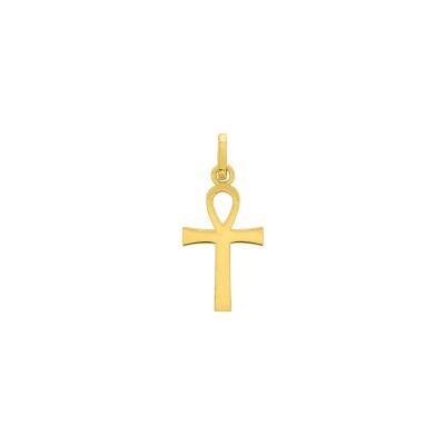 Pendentif croix en or jaune