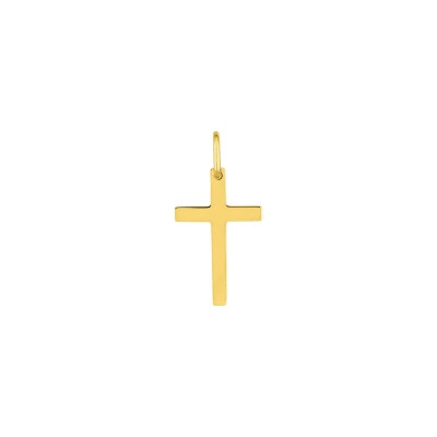 Pendentif croix en or jaune
