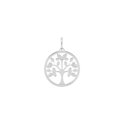 Pendentif en or blanc