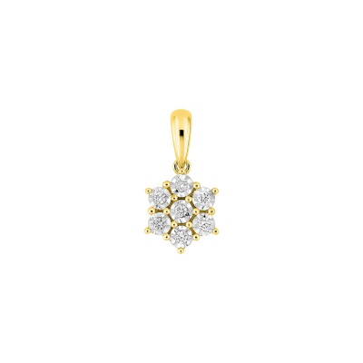 Pendentif en or jaune et diamant 0.07ct