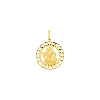 Médaille Ange en or jaune