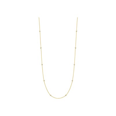 Collier Ti Sento en argent doré et oxyde de zirconium