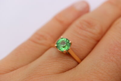 Bague en or jaune et péridot de 1.080 ct