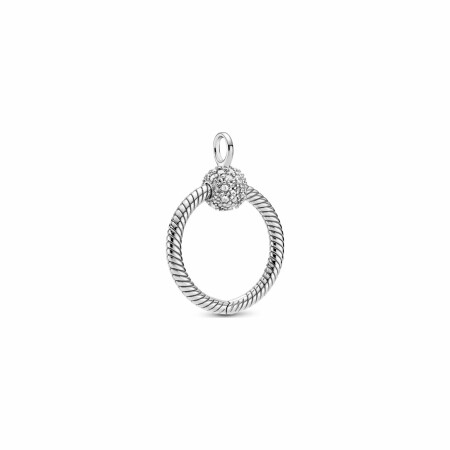 Pendentif Pandora Icons o pavé moments en argent et oxyde de zirconium, petit