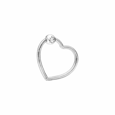 Porte-charms Pandora Moments cœurs en argent