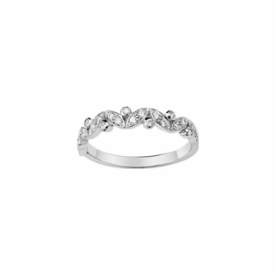 Bague en or blanc et diamants de 0.23ct