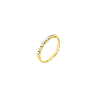 Bague en or jaune et diamants de 0.20ct