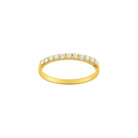 Bague en or jaune et diamants de 0.20ct