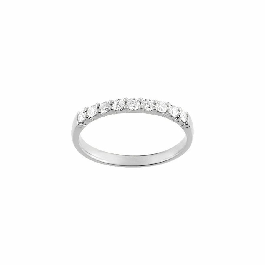 Alliance en or blanc et diamants de 0.30ct